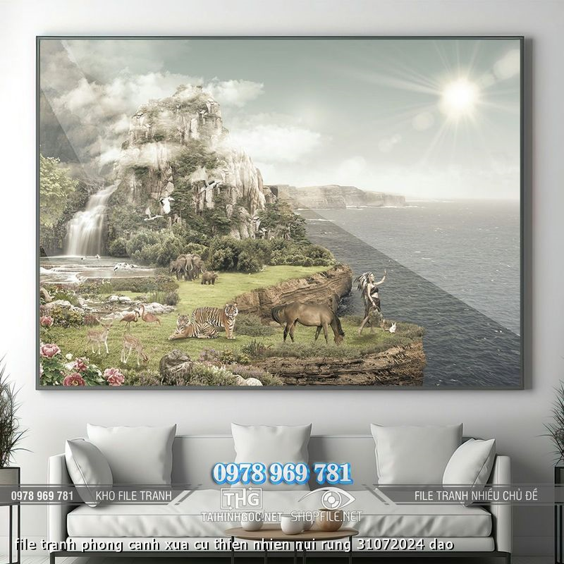 file tranh phong canh xua cu thien nhien nui rung 31072024 dao