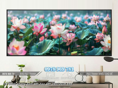 file tranh phong dam sen hoa sen 25072024 dao
