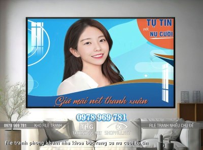 file tranh phong kham nha khoa boc rang su nu cuoi tu tin