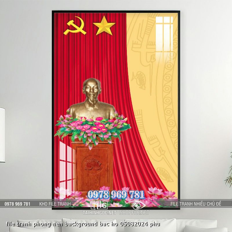 file tranh phong nen background bac ho 05082024 phu