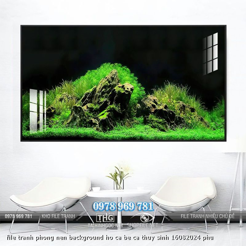 file tranh phong nen background ho ca be ca thuy sinh 16082024 phu