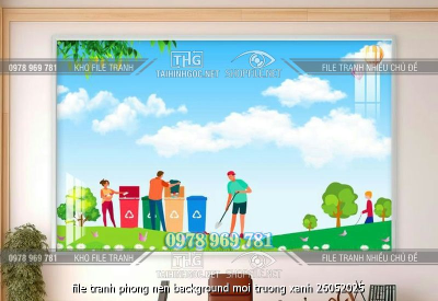 file tranh phong nen background moi truong xanh 26052025