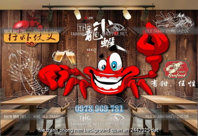 file tranh phong nen background quan an 2442025 dat