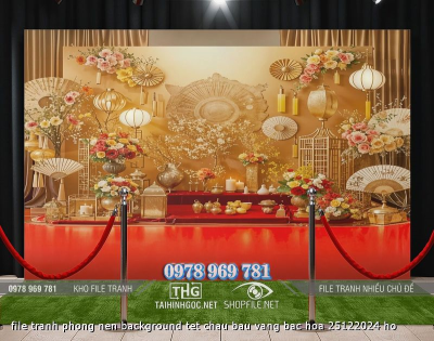 file tranh phong nen background tet chau bau vang bac hoa 25122024 ho