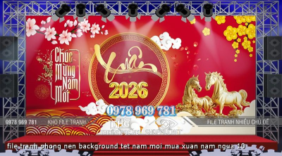 file tranh phong nen background tet nam moi mua xuan nam ngua 10