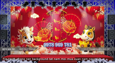 file tranh phong nen background tet nam moi mua xuan nam ngua 11