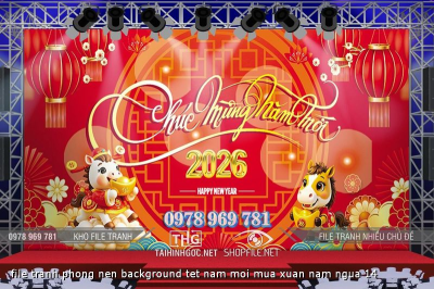 file tranh phong nen background tet nam moi mua xuan nam ngua 14