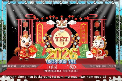 file tranh phong nen background tet nam moi mua xuan nam ngua 18