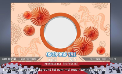 file tranh phong nen background tet nam moi mua xuan nam ngua 22