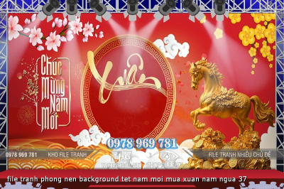 file tranh phong nen background tet nam moi mua xuan nam ngua 37