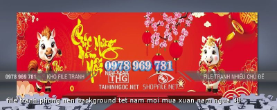 file tranh phong nen background tet nam moi mua xuan nam ngua 38