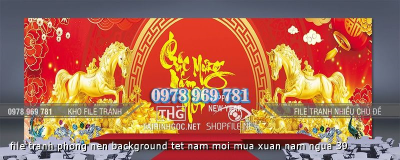 file tranh phong nen background tet nam moi mua xuan nam ngua 39