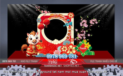 file tranh phong nen background tet nam moi mua xuan nam ngua 49