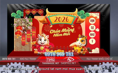 file tranh phong nen background tet nam moi mua xuan nam ngua 52