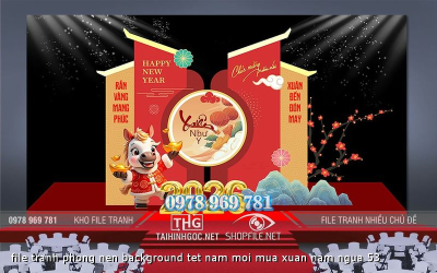 file tranh phong nen background tet nam moi mua xuan nam ngua 53