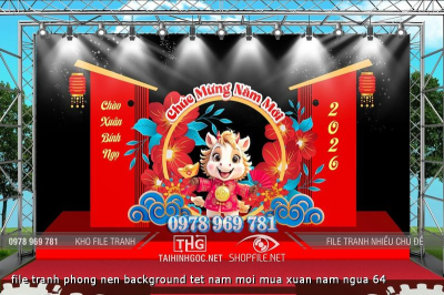 file tranh phong nen background tet nam moi mua xuan nam ngua 64