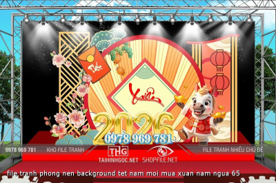 file tranh phong nen background tet nam moi mua xuan nam ngua 65