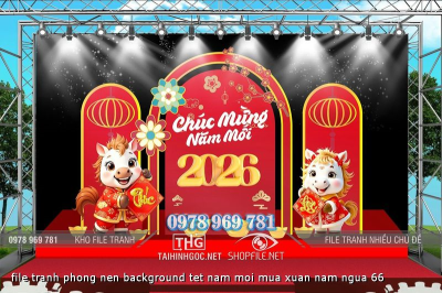 file tranh phong nen background tet nam moi mua xuan nam ngua 66