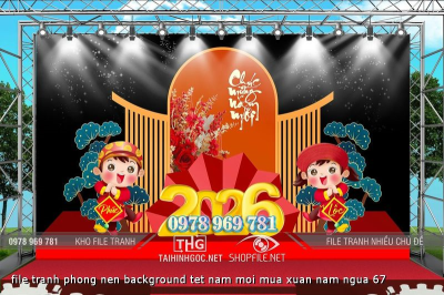 file tranh phong nen background tet nam moi mua xuan nam ngua 67