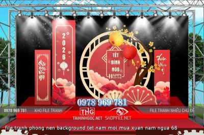 file tranh phong nen background tet nam moi mua xuan nam ngua 68