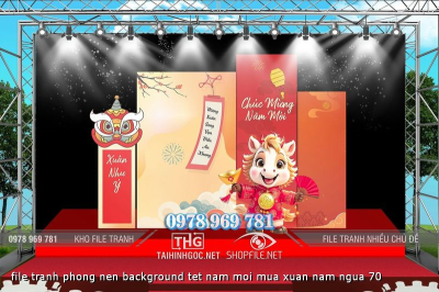 file tranh phong nen background tet nam moi mua xuan nam ngua 70