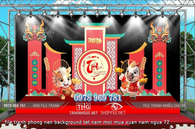 file tranh phong nen background tet nam moi mua xuan nam ngua 72