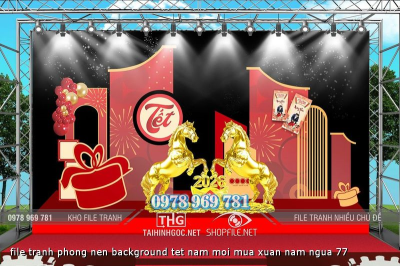 file tranh phong nen background tet nam moi mua xuan nam ngua 77