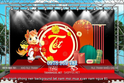 file tranh phong nen background tet nam moi mua xuan nam ngua 81