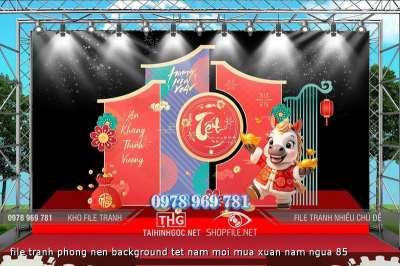 file tranh phong nen background tet nam moi mua xuan nam ngua 85