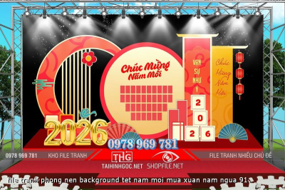 file tranh phong nen background tet nam moi mua xuan nam ngua 91