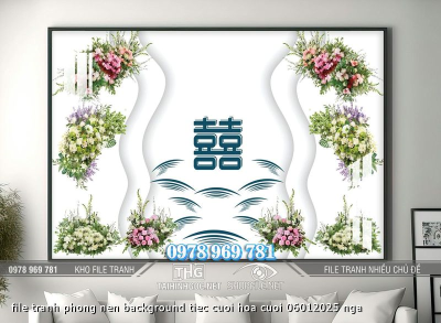 file tranh phong nen background tiec cuoi hoa cuoi 06012025 nga