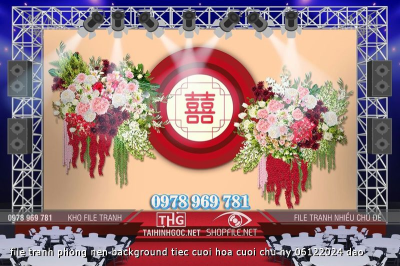 file tranh phong nen background tiec cuoi hoa cuoi chu hy 06122024 dao