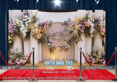 file tranh phong nen san khau dam cuoi hoa cuoi 26102024