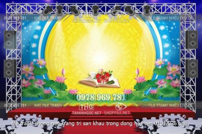 file tranh phong nen trang tri san khau trong dong hoa sen 01042026 phu