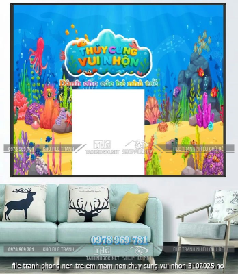 file tranh phong nen tre em mam non thuy cung vui nhon 3102025 ho