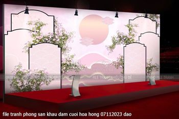 file tranh phong san khau dam cuoi hoa hong 07112023 dao