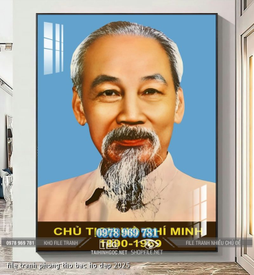 file tranh phong tho bac ho dep 2025