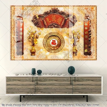 file tranh phong tho binh hoa sen vang va cau doi thu phap 05012023 hieu