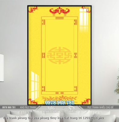 file tranh phong tho bua phong thuy hoa tiet trang tri 12082024 phu