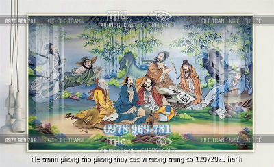 file tranh phong tho phong thuy cac vi tuong trung co 12072025 hanh