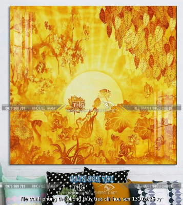 file tranh phong tho phong thuy truc chi hoa sen 13102025 vy