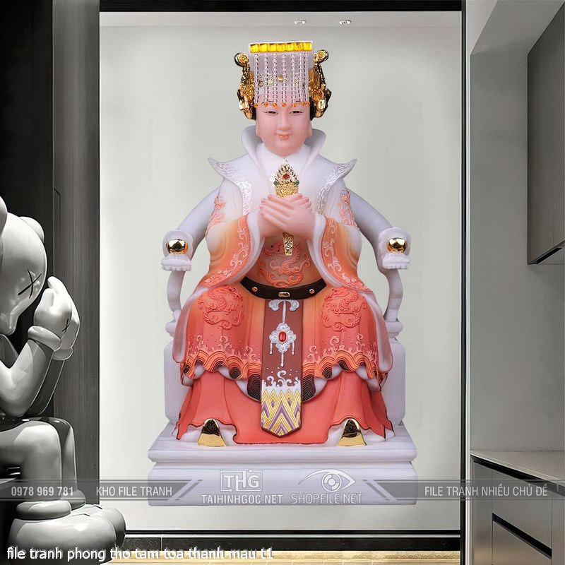 file tranh phong tho tam toa thanh mau t1