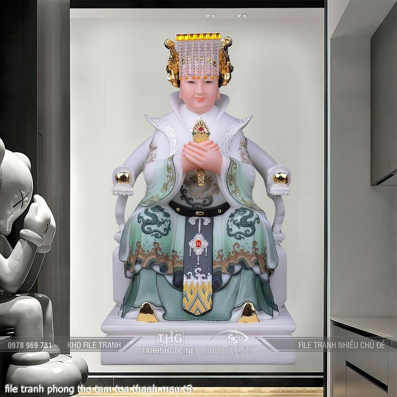 file tranh phong tho tam toa thanh mau t3