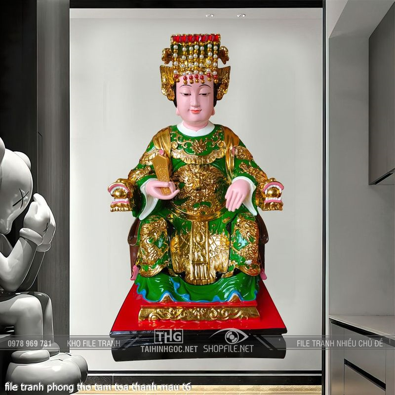 file tranh phong tho tam toa thanh mau t6