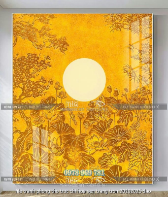 file tranh phong tho truc chi hoa sen trang tron 20102025 dao