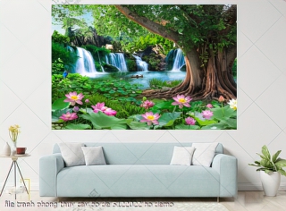 tranh phat giao file tranh phong thuy cay bo de 5122022 ho