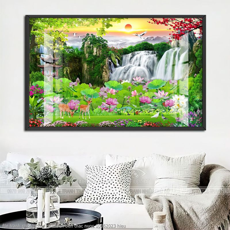 file tranh phong thuy dam sen ben thac nuoc 10062023 hieu