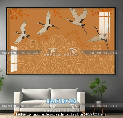 file tranh phong thuy decor dan chim co bay luon 14072025 thanh