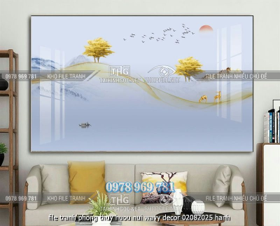 file tranh phong thuy huou nui wavy decor 02082025 hanh