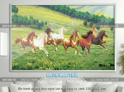 file tranh phong thuy ngua bat ma dong co xanh 18032025 vien